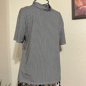 Miss Chievous | Black Striped Top with Tie